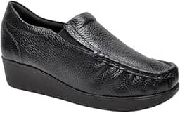Mocassim Anabela Usaflex Preto