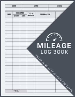 Mileage Log Book: Auto Mileage Tracker To Record And Track Your Daily Mileage For Taxes | Vehicle Mileage Journal for Business or Personal Taxes