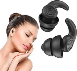 Tampões de ouvido para dormir - Tampões de ouvido macios Bloqueio de som | Tampões de ouvido de silicone com bloqueio de som reutilizáveis para dormir, roncar, trabalhar, estudar, viajar Sritob