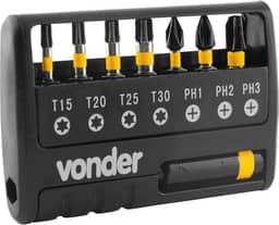 Bits/Ponteira Impacto S2 com 9Pc Enc1/4"