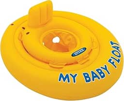 Intex, Baby Bote Float Amarelo com assento de perninhas (tipo fralda)