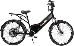 Bicicleta Elétrica Confort FULL 800W 48V 15Ah Cor Preta