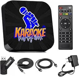 Karaoke Party Box Profissional Preto +De 2000 Musicas (Sistema Com Pontuação) ORIGINAL