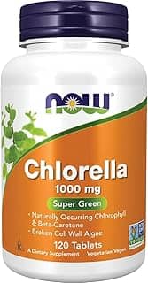 Chlorella 1000 miligramas, 120 comprimidos