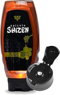 Apícola Shizen | Mel de Abelhas Puro 510g | Embalagem Inteligente com Válvula Corta-Pingo Inovadora Sem Desperdício 100% Natural Sabor Autêntico e Qualidade Premium Produção Sustentável Direto da Natureza