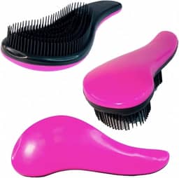 Escova de Cabelo, Magica, Cabelo Liso, Crespo, Escova Magica Desembaraçadora, Alisa, Anti-Quebra, Pontas Flexíveis, (Cores Sortidas)