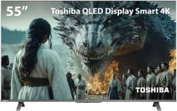 Smart TV QLED 55 4K Toshiba Google TV 3HDMI 2USB Wi-Fi
