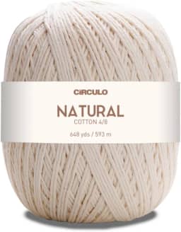 Barbante Barroco Natural 8 C/593 Metros Único