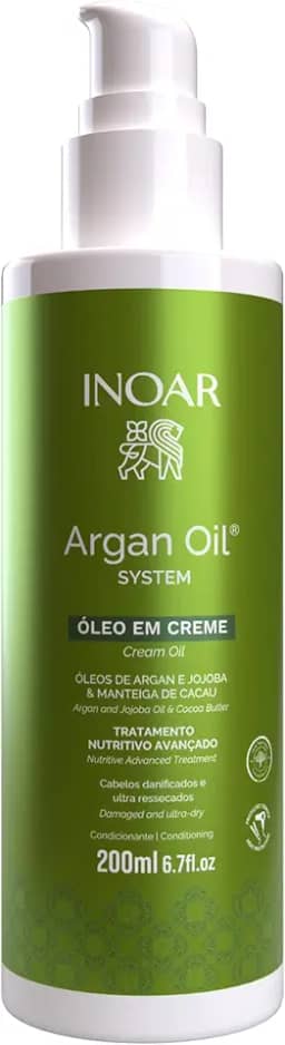Inoar, Argan Oil System Óleo Em Creme 200ml