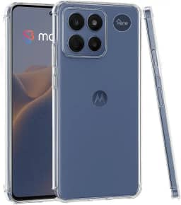 Capa Case PREMIUM TPU Transparente Compatível Motorola Moto Edge 60 e Moto Edge 60 Fusion Anti Impacto Shock Choque Alta Proteção