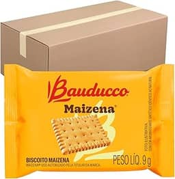 Biscoito Maizena Bauducco Caixa Com 100 Sachês