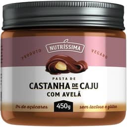 nutrissima Creme De Castanha De Caju Com Avelã - 450G - Nutrissima Nutrissima