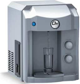 Purificador de Água Refrigerado Top Life HE OXI Prata 220V com Ozônio, Filtro Alcalino pH Elevado e Compressor