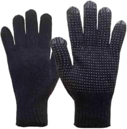 Luva de Inverno Touchscreen Unisexx Conforto e Durabilidade Ideal para Celulares e Tablets Sortido Preto