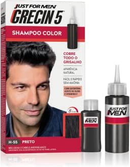 Grecin Shampoo Tonalizante 5 Preto 60Ml