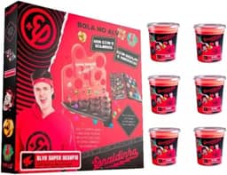 Lojas Q2 Enaldinho Kit Jogo Bola No Alvo Com 6 Slimes Gelástica Vermelha