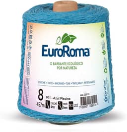 Euroroma 640901, Barbante 4/8 Fios, Multicolor