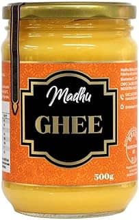 Manteiga Ghee 500g Clarificada Madhu Bakery
