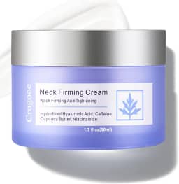 Creme firmador para o pescoço - para rugas na pele, tratamento firmador e levanta o pescoço, antienvelhecimento sustentável, livre de fragrâncias não tóxicas, cuidados com o corpo 1,7 FLoz.