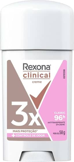 Rexona Clinical Antitranspirante Creme Classic 58G