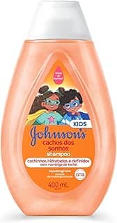 Johnson's Baby Shampoo Infantil Para Cabelos Cacheados Cachos Dos Sonhos, 400ml