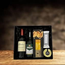 Cesta de Presente Vinho e Cerveja Presente Homem Dia dos Pais Aniversário