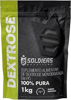Dextrose 1Kg - 100% Puro Importado - Soldiers Nutrition