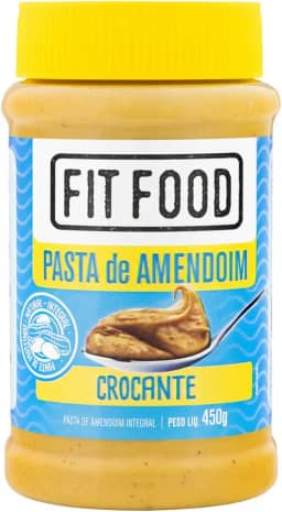Fit Food Pasta De Amendoim Crocante 450G