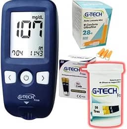 Kit Completo Aparelho+ Auto Lancetas +n50 Tiras Gtech Free