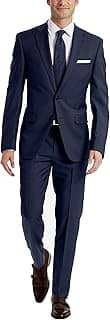 Separates Terno masculino slim fit, Solid Medium Blue, 36W x 32L