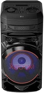 Torre de Som LG XBOOM Graves Potentes, Função DJ, Diversas Conexões, Bass Boost, Iluminação Colorida, Karaokê, Party Speaker - RNC5