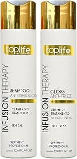 Kit Escova Progressiva Infusion Therapy Toplife Profissional 2x300ml
