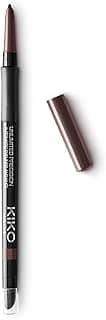 KIKO MILANO, Unlimited Precision Automatic Eyeliner & Khol, Lápis de Olho Retrátil, Cor 13 Dark Chocolate