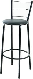 Kit 2 Banquetas 3 Arames Para Cozinha, Balcões e Áreas Externas (Preto)
