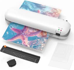 Plastificadora Laminadora A4 Refiladora Sl288 (branco 110v)