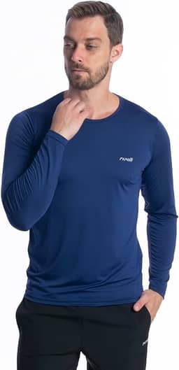 Camiseta Camisa Térmica Masculina Proteção Solar Uv 50+ Manga Longa Dry Fit