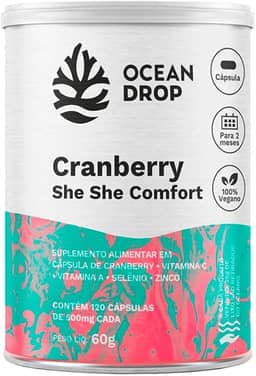 Cranberry Ocean Drop She She Comfort 120 cápsulas de 500mg