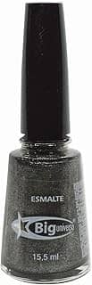 Big Universo Esmalte Metálico Preto Platinada