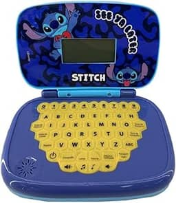 Candide, Laptop Infantil, Stitch, Brinquedo Educativo - Bilíngue