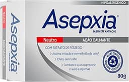 Asepxia Sabonete Facial Neutro 80g - Ácido Salicílico 2% para Pele Sensível