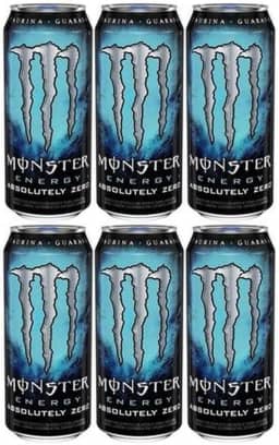 Pack de Monster Absolutely Zero LT 473ml - Unidade 6 unidades