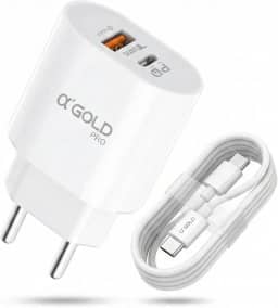Carregador 40W Bivolt, Carregamento Rápido, Entrada USB, Proteção Inteligente, Ideal para Smartphones Android e iOS, Alta Eficiência, Ideal para Celulares, Tablets e Dispositivos USB, com cabo tipo-C
