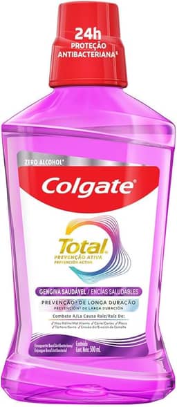 Enxaguante Bucal Colgate Total 12 Gengiva Reforçada 500ml, Branco