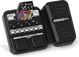 Kokko KMF-1 Pedaleira de Guitarra Multiefeitos com 59 Efeitos, Modelagem de Amplificador, Looper, Ritmo, Afinador, Seção de Ritmo, Afinador, Alimentado por Bateria Pedaleira guitarra