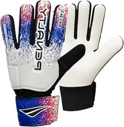 Luva de Goleiro Penalty Adulto Delta 1 Para Todos os Pisos Cor:Branco+Azul;Tamanho:8;Gênero:Unissex