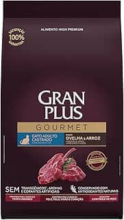 Gran Plus Ração Para Gatos Castrados Gourmet Ovelha 1Kg