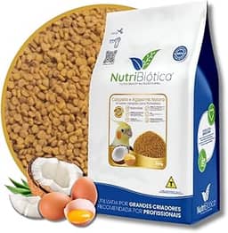 NutriBiótica Ração Calopsita Periquito Extrusada Super Premium Natural 300g Completo Balanceado Todas as Fases (2 Unidades)