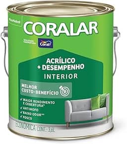 Coral Coralar - Tinta Acrílica, Branco, 3.6 L