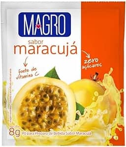 Lowcucar Refresco Magro Sabor Maracujá Zero Açúcares 8G