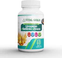 LICOPENO + SELÊNIO + ZINCO - 500mg (60 Cápsulas) VITAL GOLD (1)